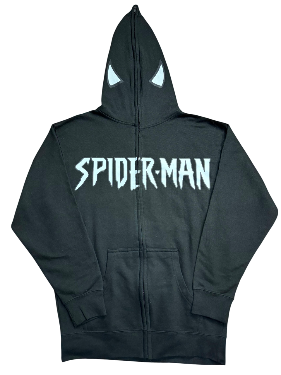 Spiderman Full Zipper Hoodie Black